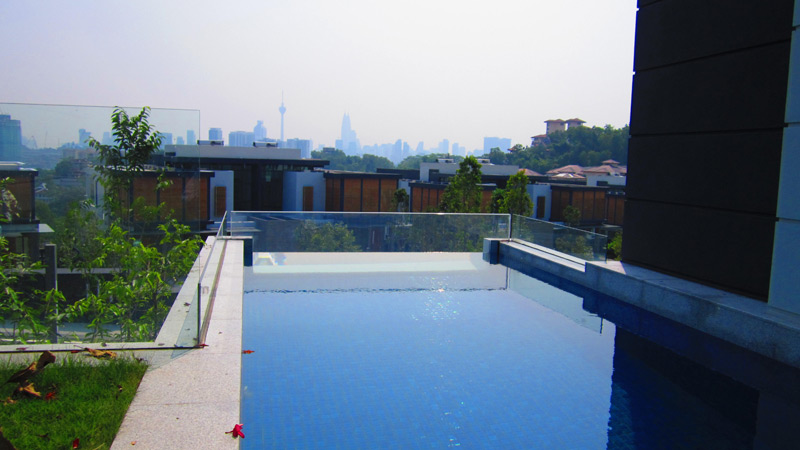 马来西亚威萨那25别墅空中泳池四，瑞地格乐亚克力游泳池