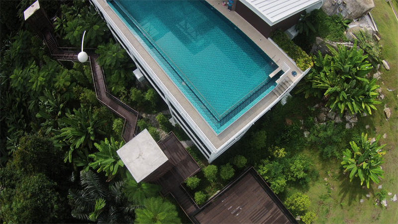马来西亚槟城南弯俱乐部空中泳池二，瑞地格乐亚克力游泳池